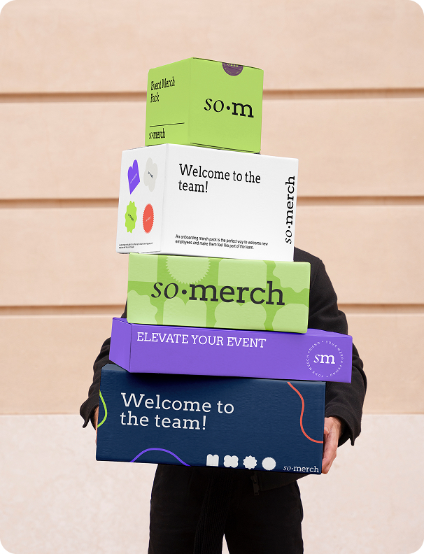 Welcome packs assembled by SoMerch