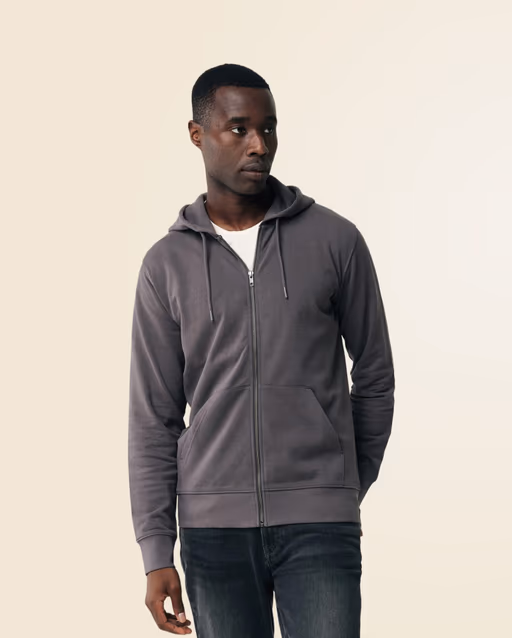 Nordic Unisex Zip Hoodie - Recycled & Organic Cotton